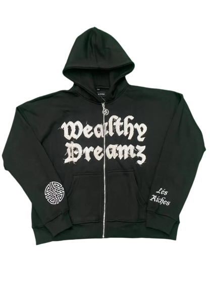 Black Wealthy Dreamz Hoodie