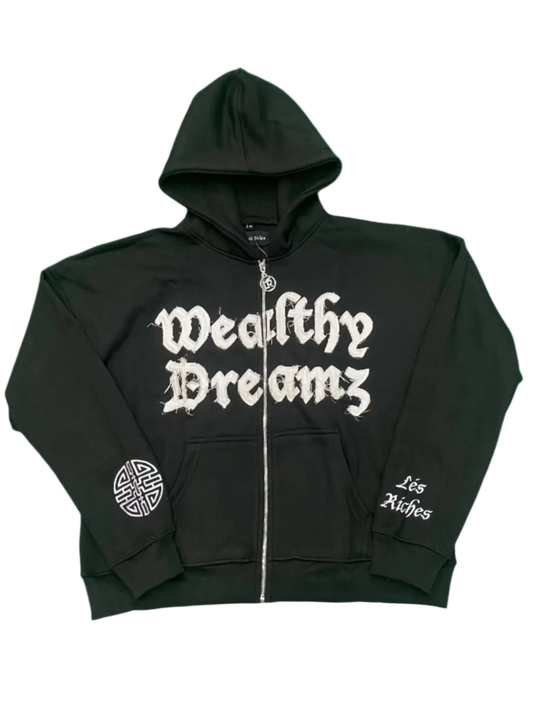 Black Wealthy Dreamz Hoodie