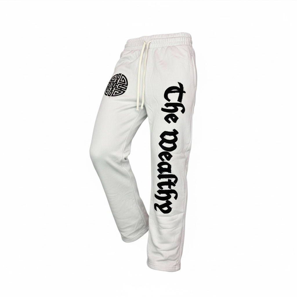 White Wealthy Dreamz Pants