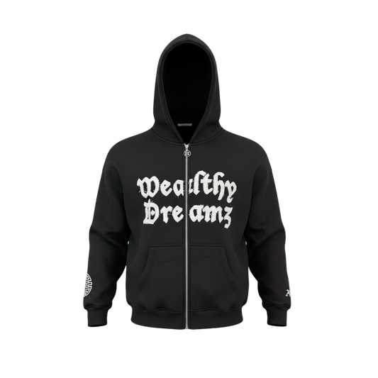 Black Wealthy Dreamz Hoodie