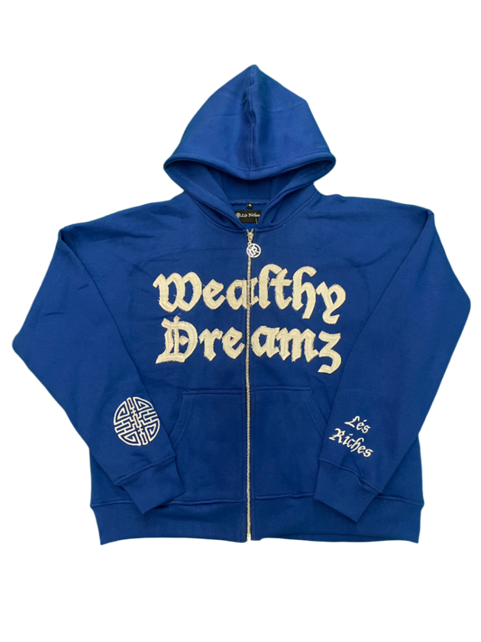 Blue Wealthy Dreamz Hoodie