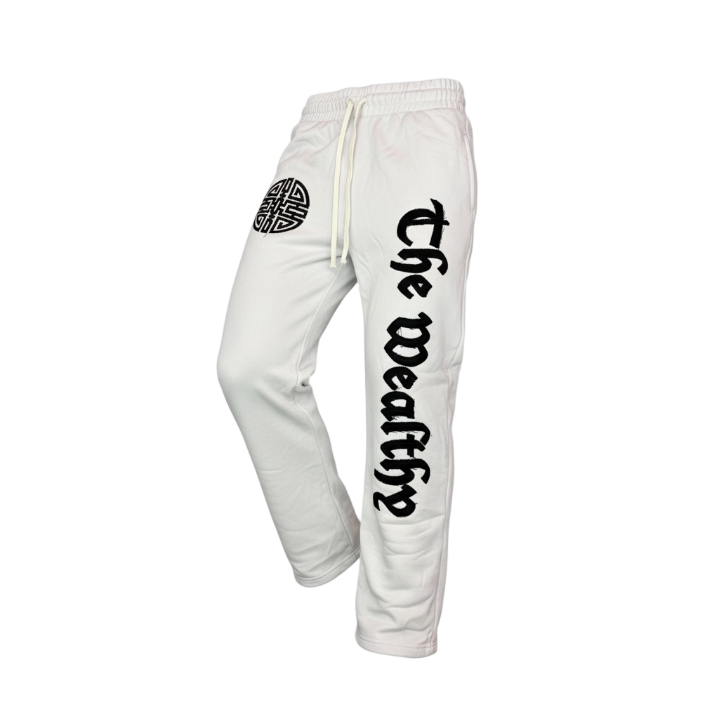 White Wealthy Dreamz Pants