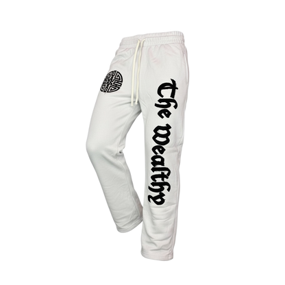 White Wealthy Dreamz Pants