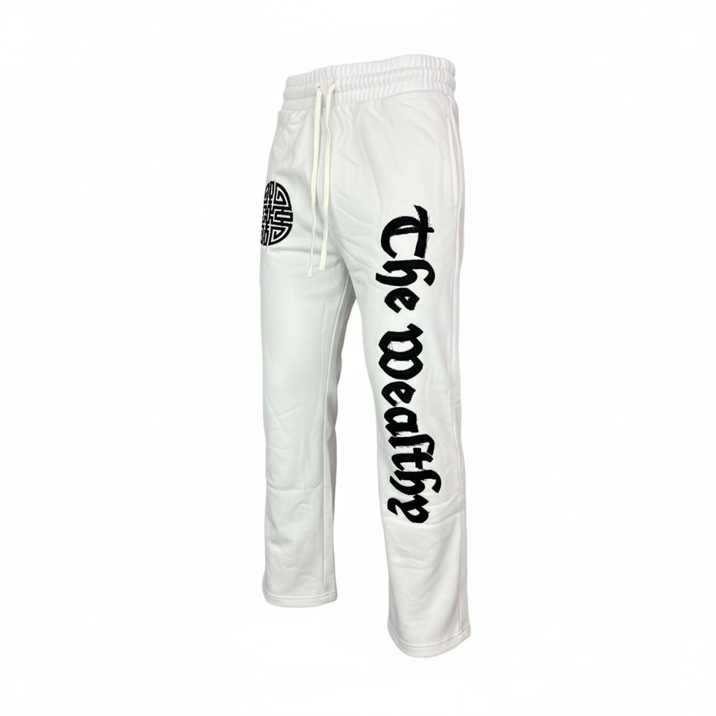 White Wealthy Dreamz Pants
