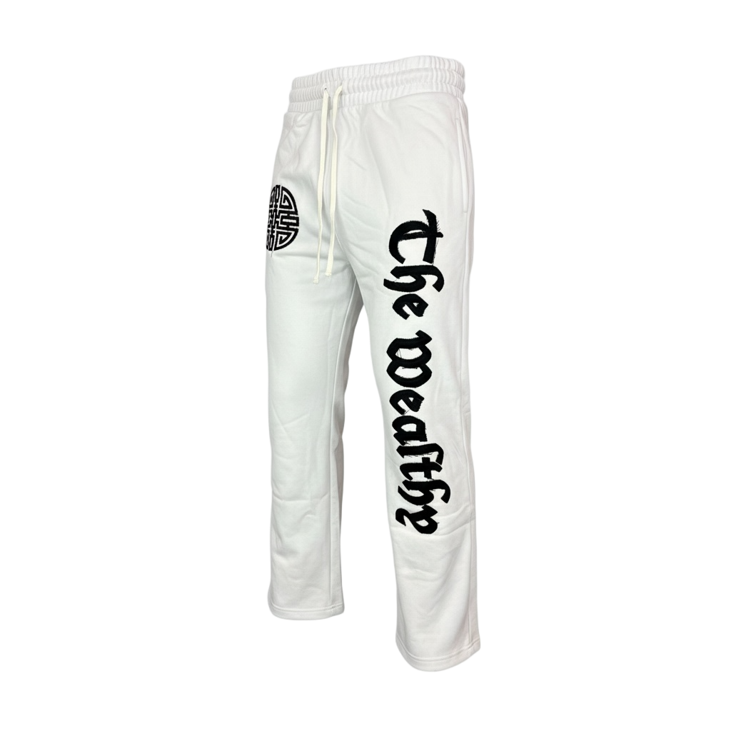 White Wealthy Dreamz Pants
