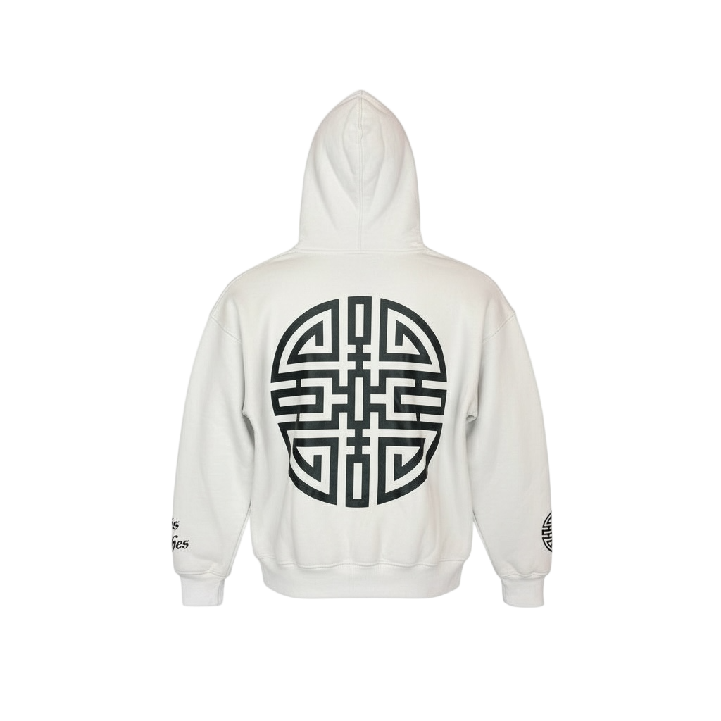 White Wealthy Dreamz Hoodie