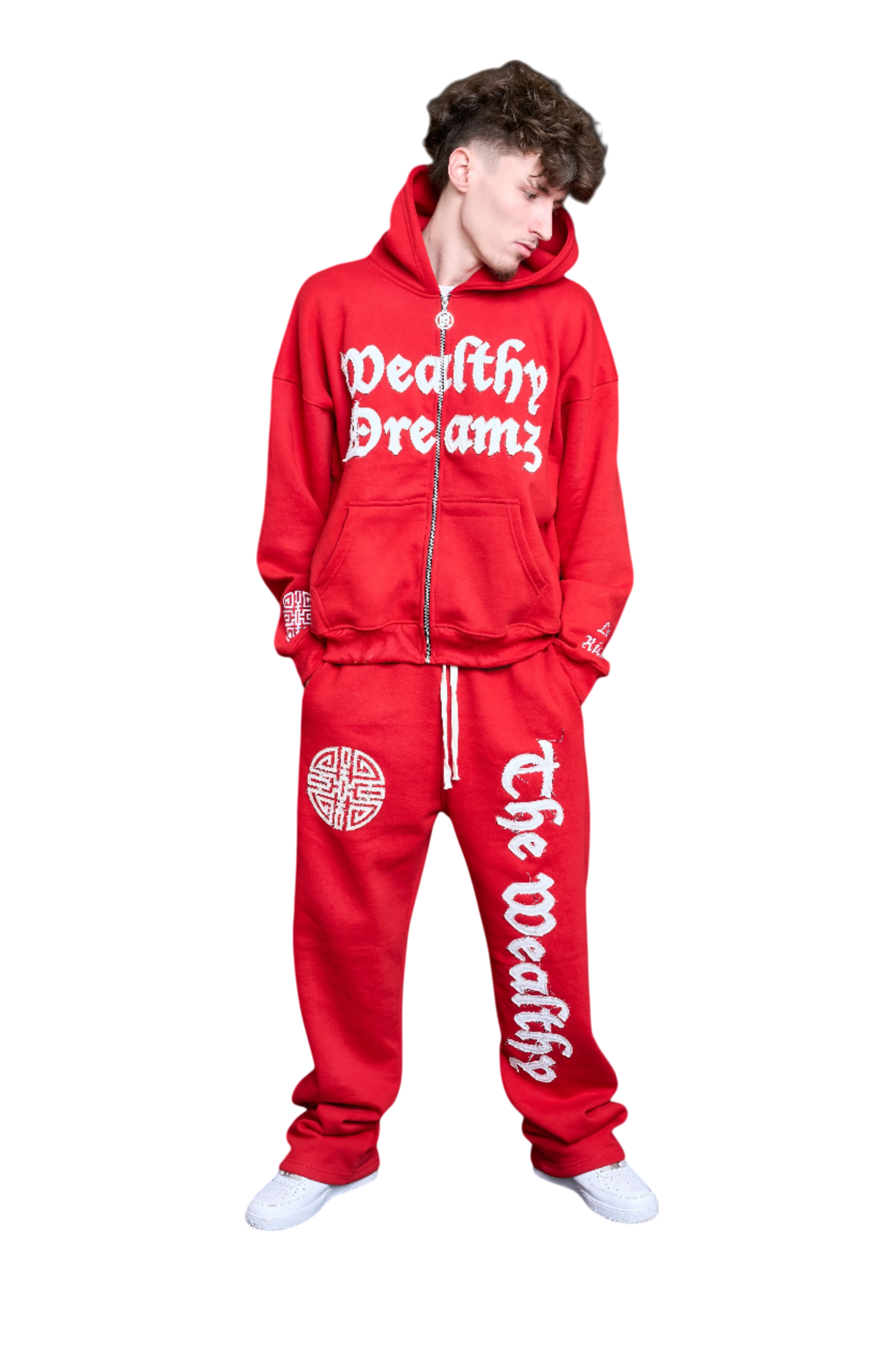 Red Wealthy Dreamz Hoodie