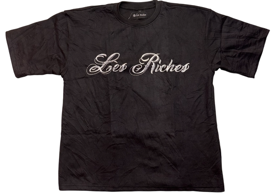Les Riches Classic Tee – Jet Black