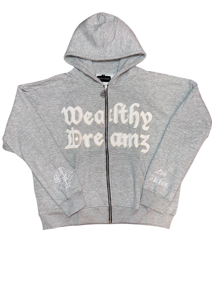 Gray Wealthy Dreamz Hoodie