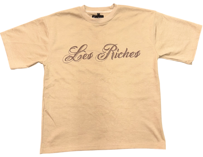 Les Riches Classic Tee – Sandstone Brown