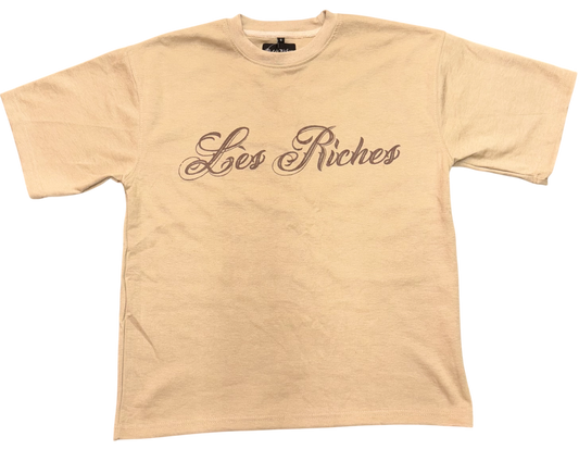 Les Riches Classic Tee – Sandstone Brown